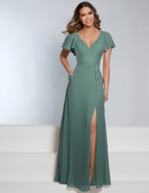 Size 10 Kanali K 1862 Eucalyptus Bridesmaid Dress