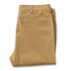 Slim Fit Gold School Chino - Dark Khaki