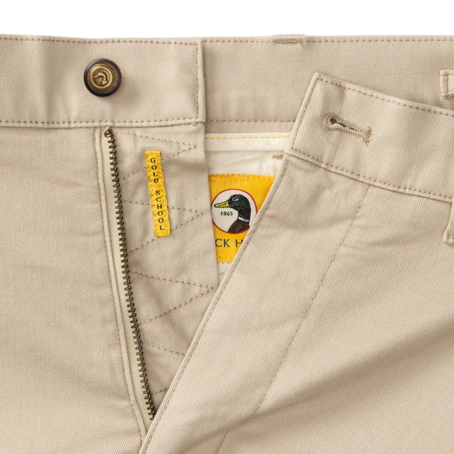 Slim Fit Gold School Chino - Tan