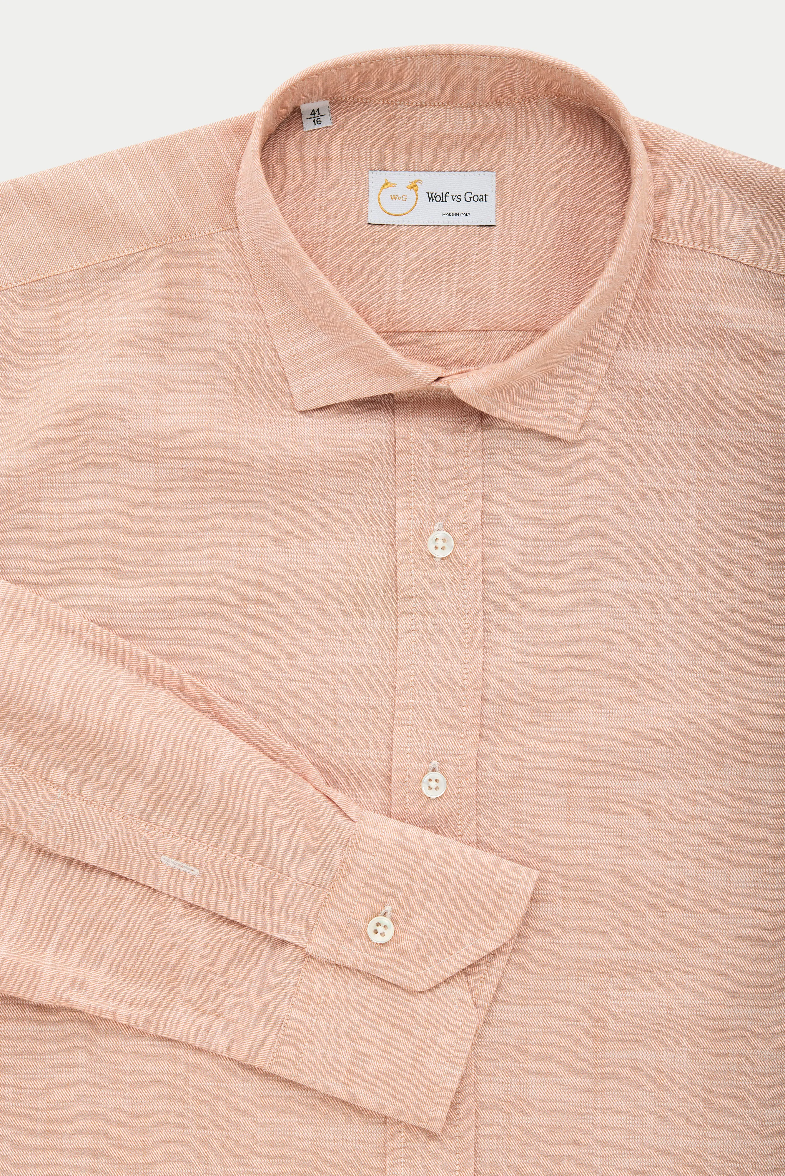 Slim Long Sleeve Cotton Shirt Portofino