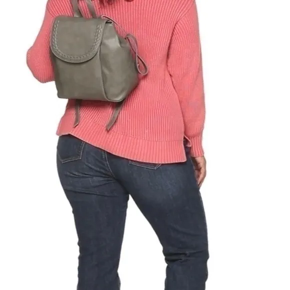 Sonoma Womens Plus Size Blue Cable Knit V Neck Sweater