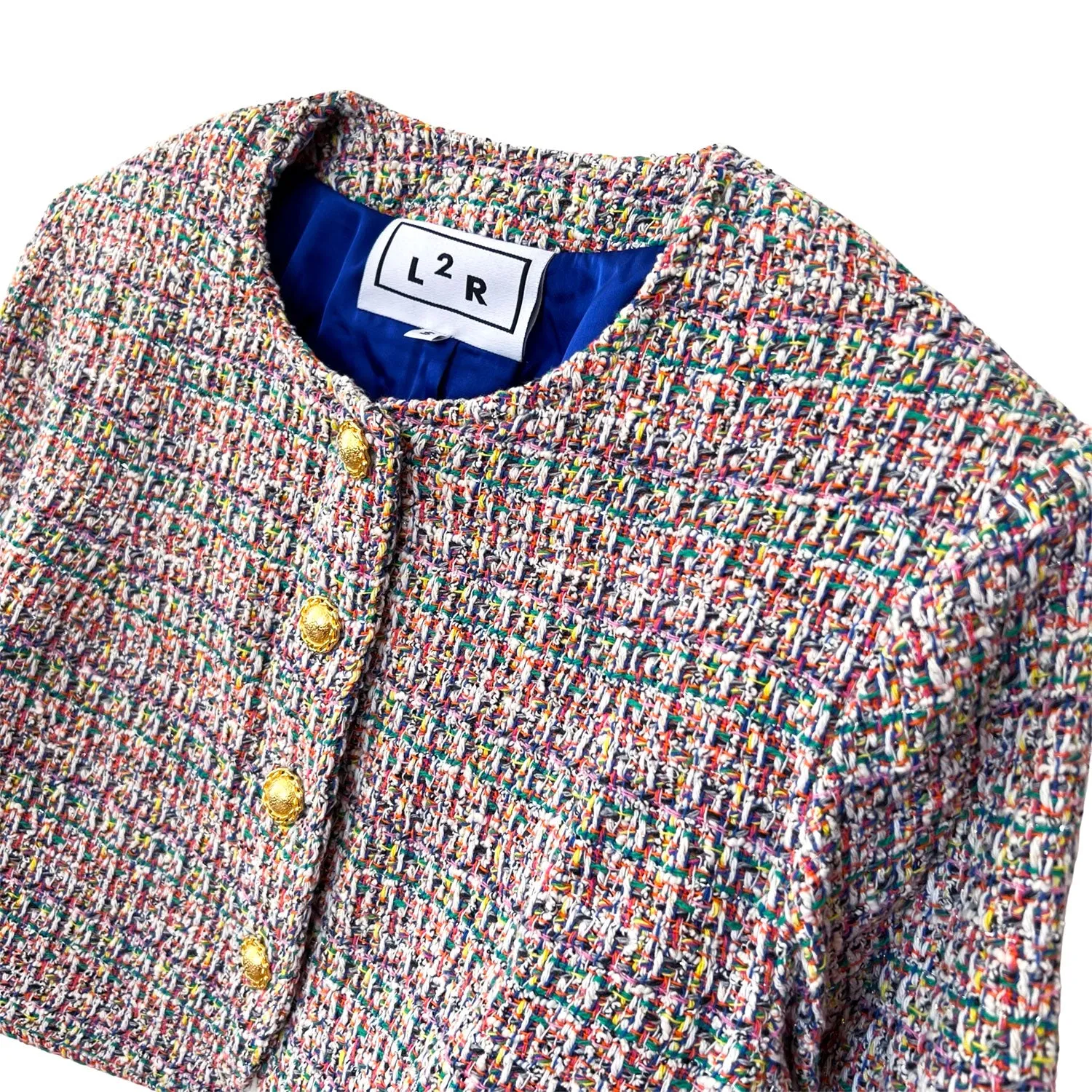 Spencer Jacket in Multicolored Tweed
