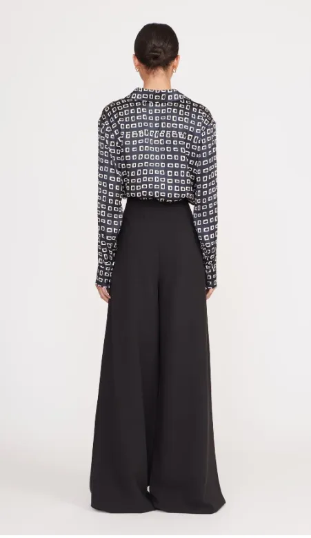 STAUD CALEB PANT BLACK