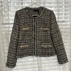 Stella   Lorenzo Tweed Style Blazer Size M