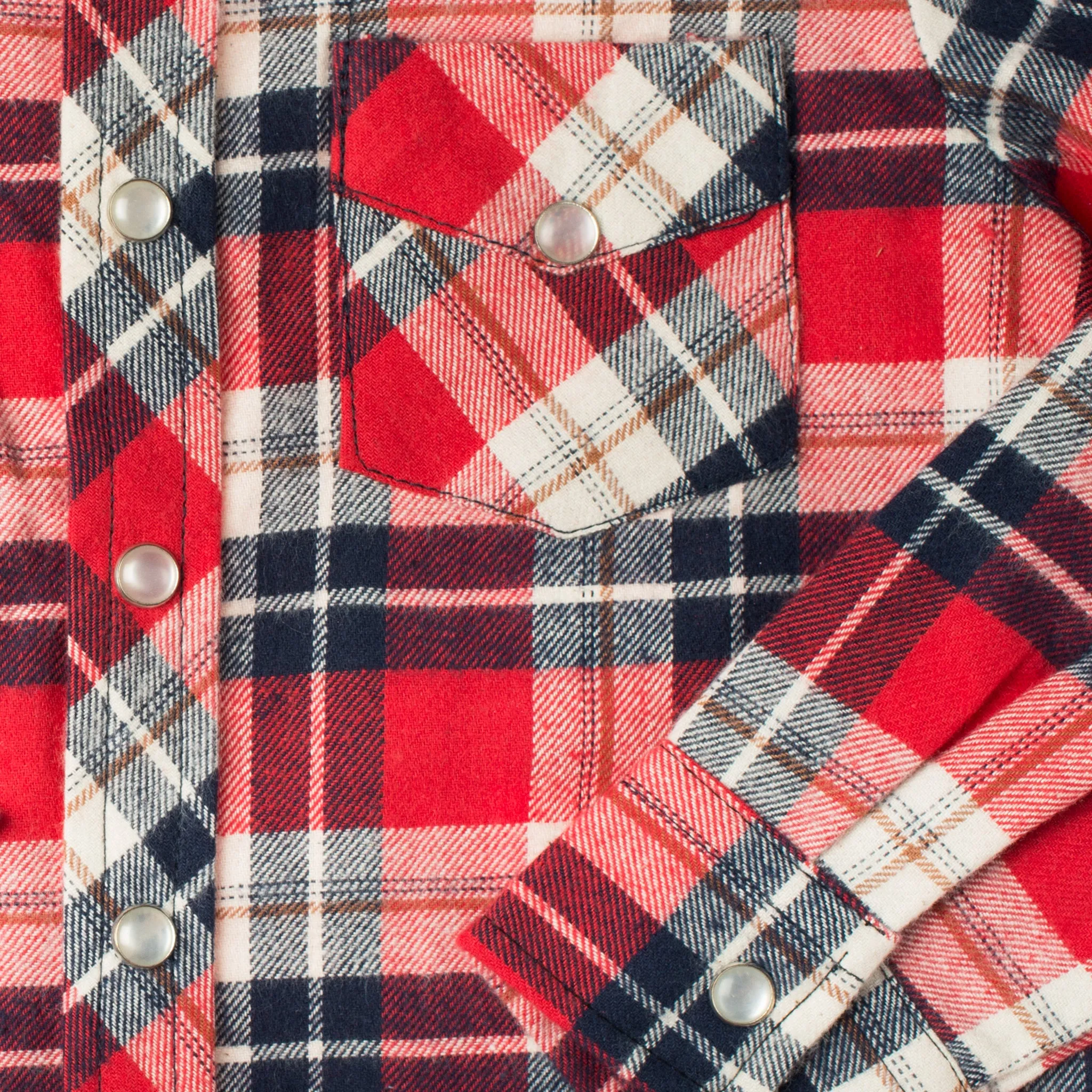 Stevie Long Sleeve Plaid Rockabilly Shirt