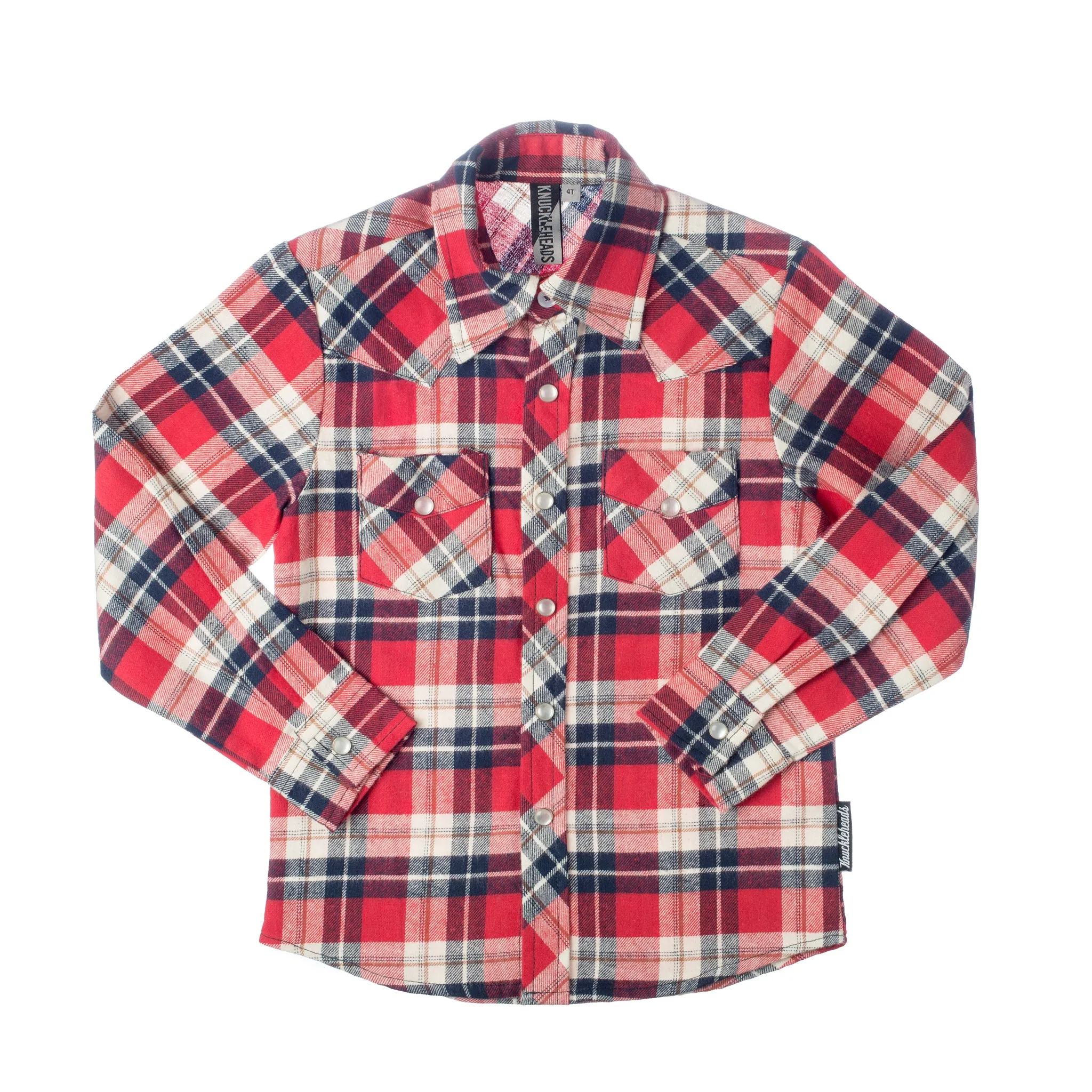 Stevie Long Sleeve Plaid Rockabilly Shirt
