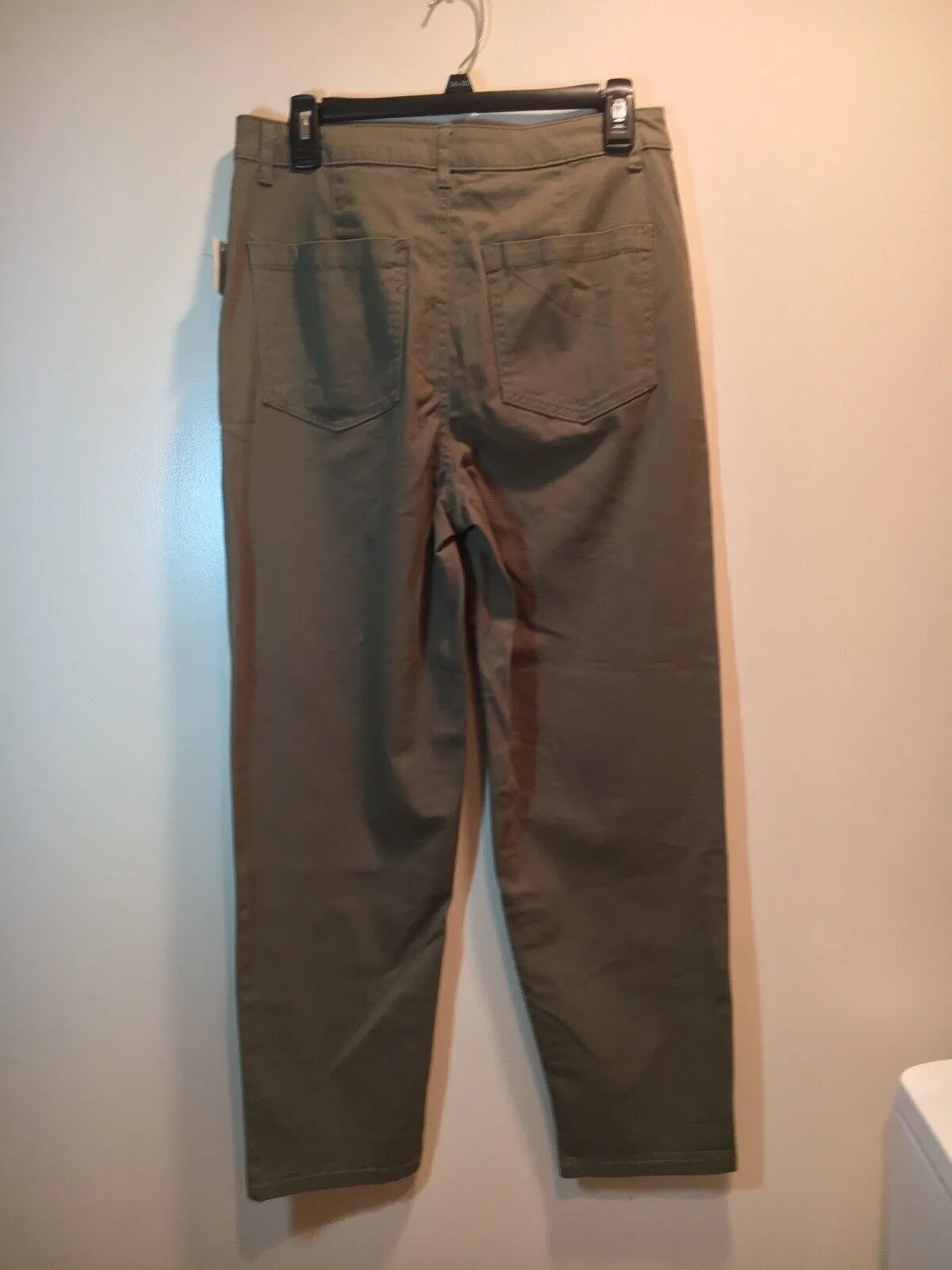Stitch Star Women’s  Button Fly Chino Pants Black