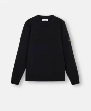 Stone Island 8115508 Lambswool Knitwear Black