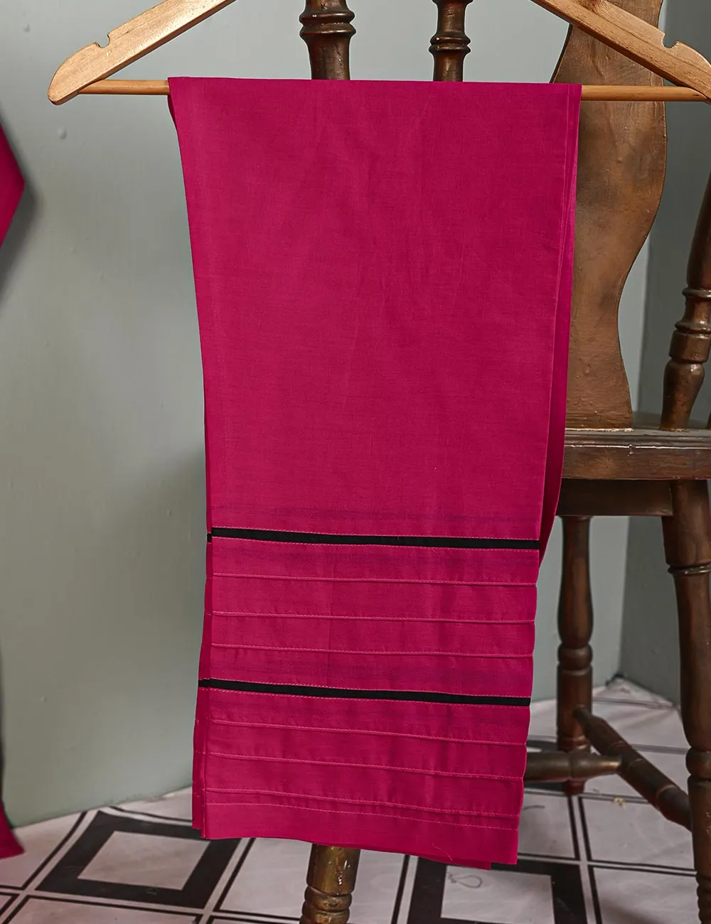 STP-006A-Fuchsia - 2Pc Cotton Stitched