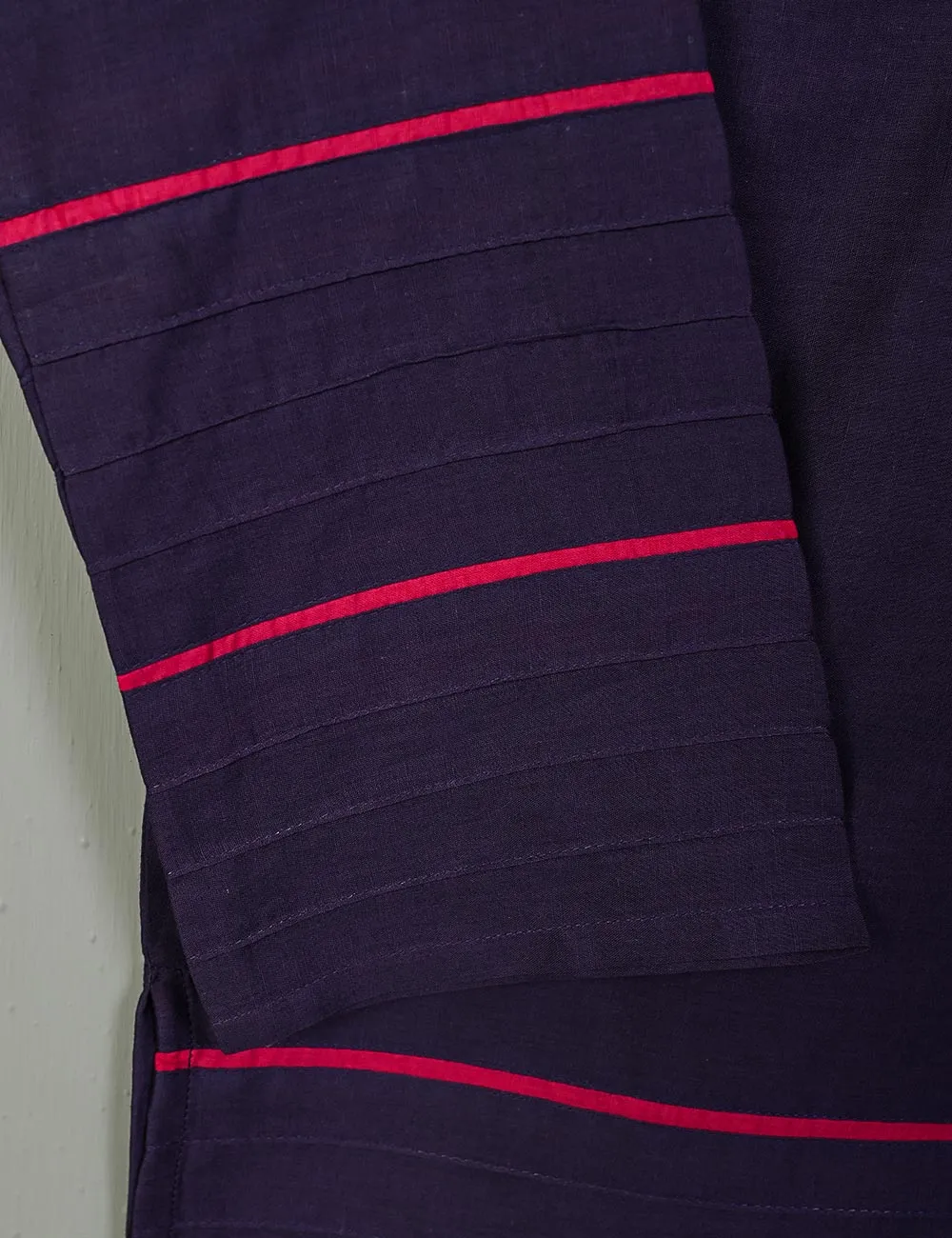 STP-006B-Purple - 2Pc Cotton Stitched