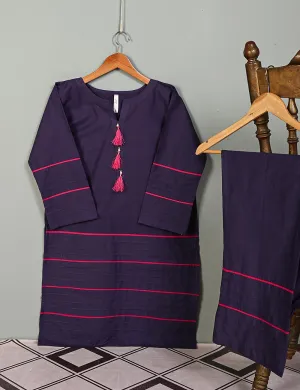 STP-006B-Purple - 2Pc Cotton Stitched