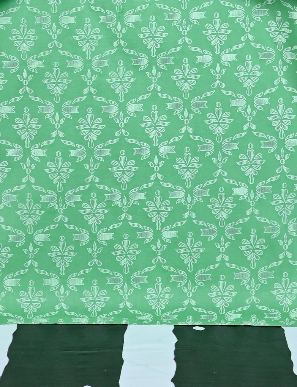 STP-026A-AquaGreen - 2Pc Cotton Stitched
