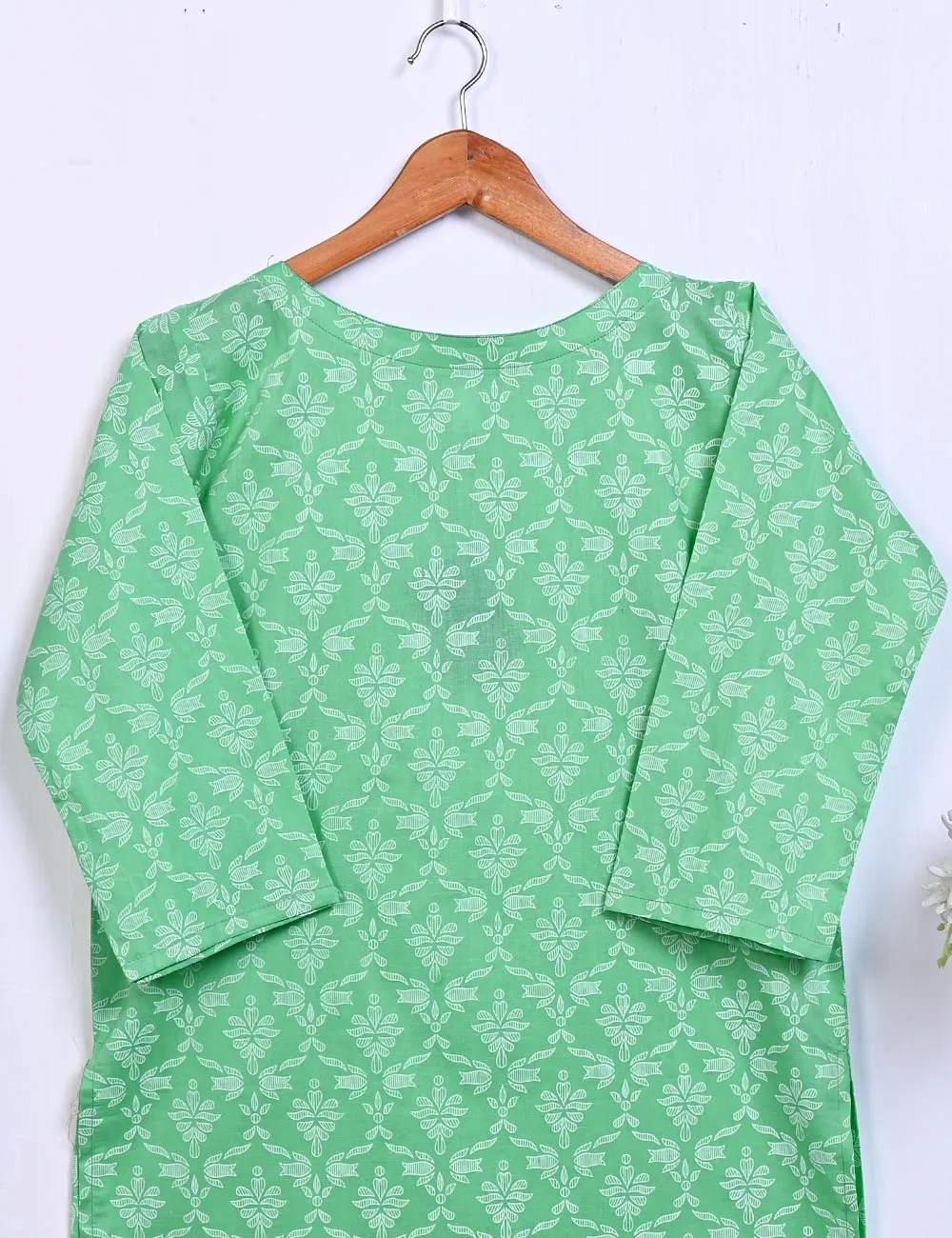 STP-026A-AquaGreen - 2Pc Cotton Stitched