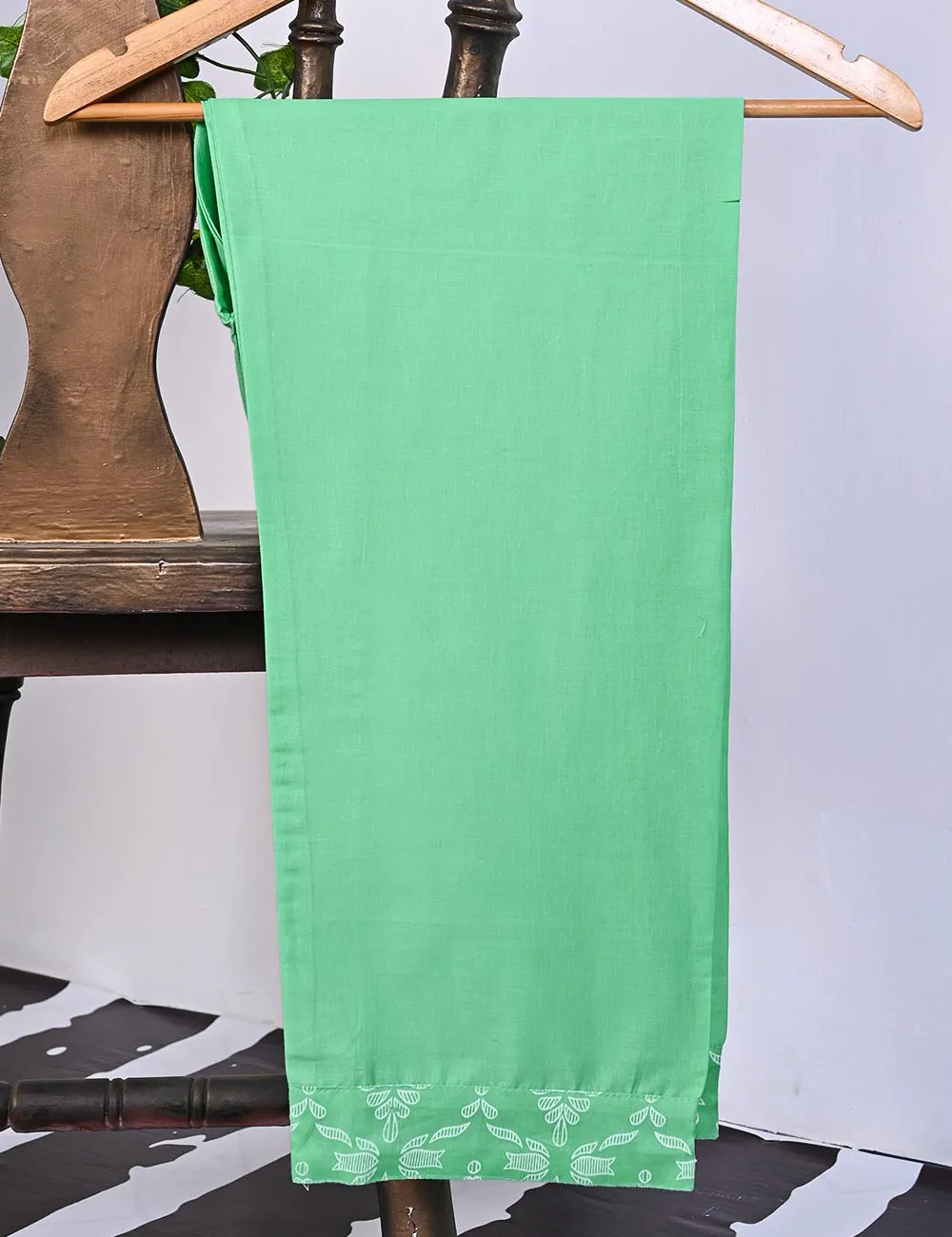STP-026A-AquaGreen - 2Pc Cotton Stitched