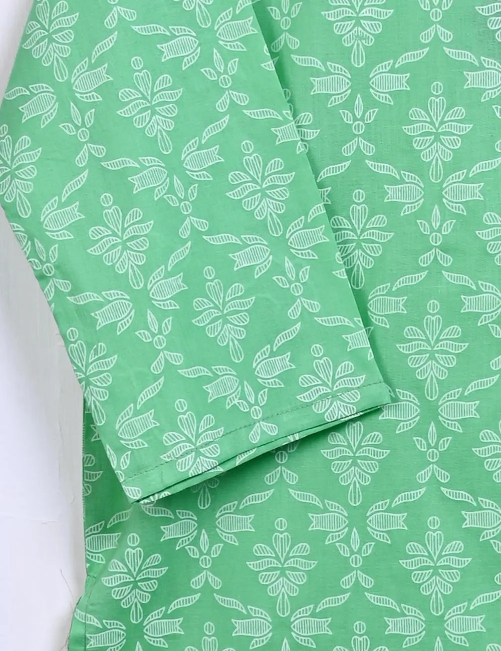 STP-026A-AquaGreen - 2Pc Cotton Stitched