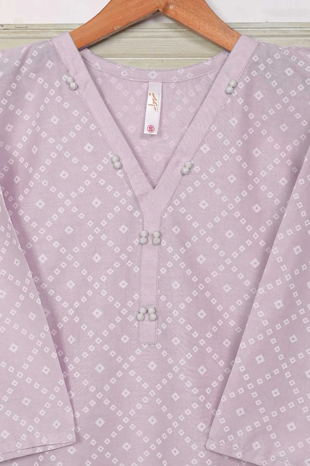 STP-027A-LightPurple - 2Pc Cotton Stitched