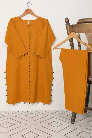 STP-034A-MUSTARD - 2PC COTTON STITCHED