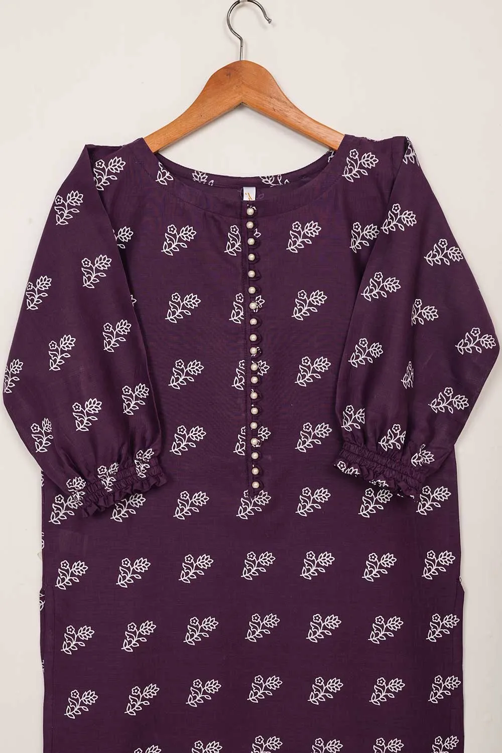 STP-036B-Dark Purple - 2PC COTTON STITCHED