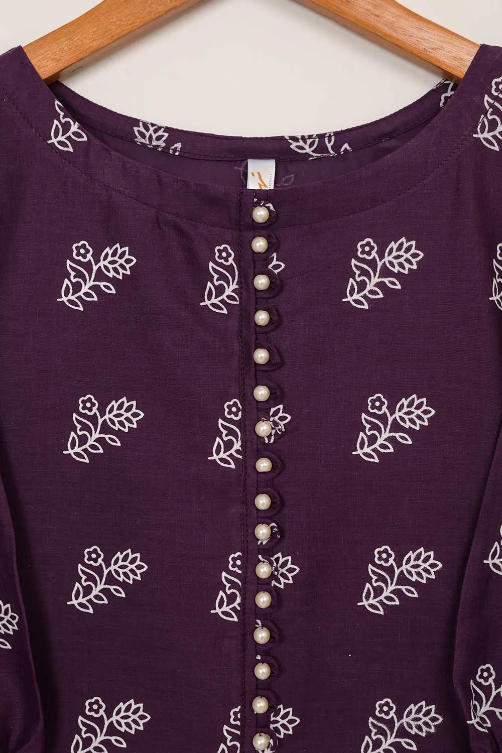 STP-036B-Dark Purple - 2PC COTTON STITCHED