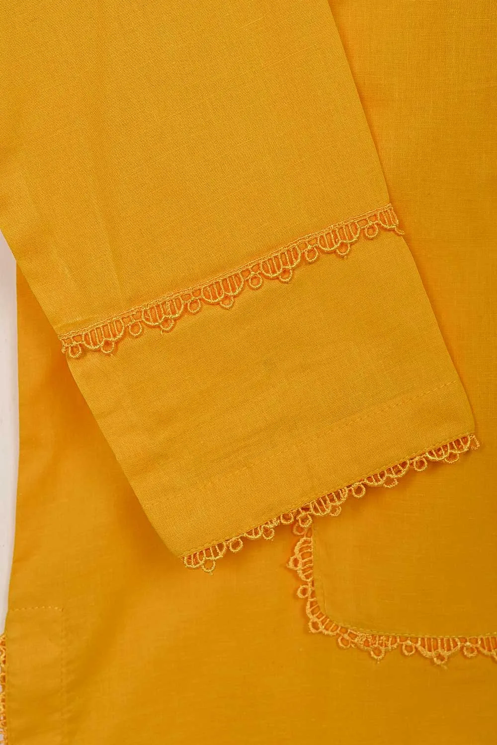 STP-137A-Yellow - 2PC COTTON STITCHED