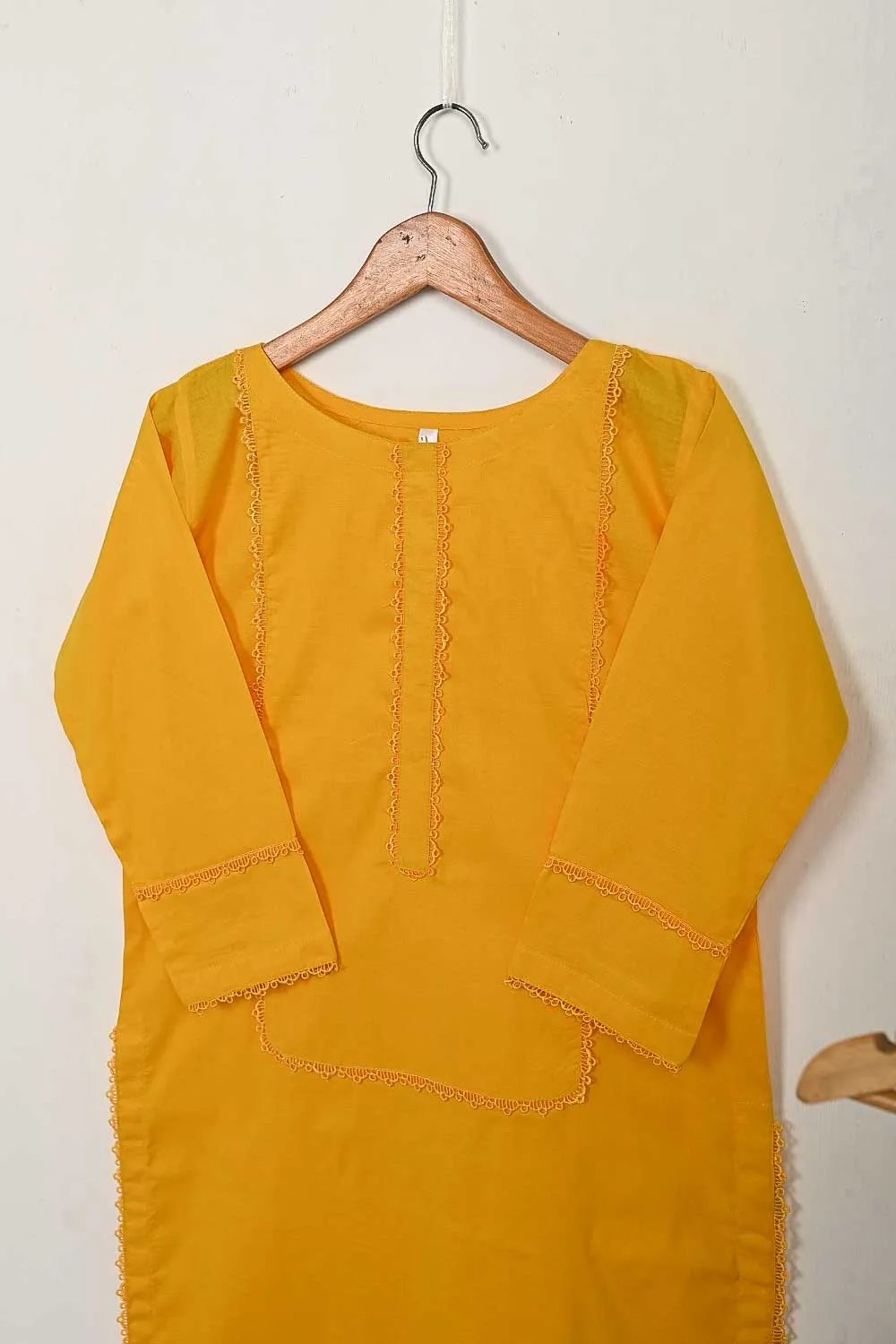 STP-137A-Yellow - 2PC COTTON STITCHED