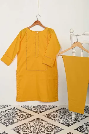 STP-137A-Yellow - 2PC COTTON STITCHED