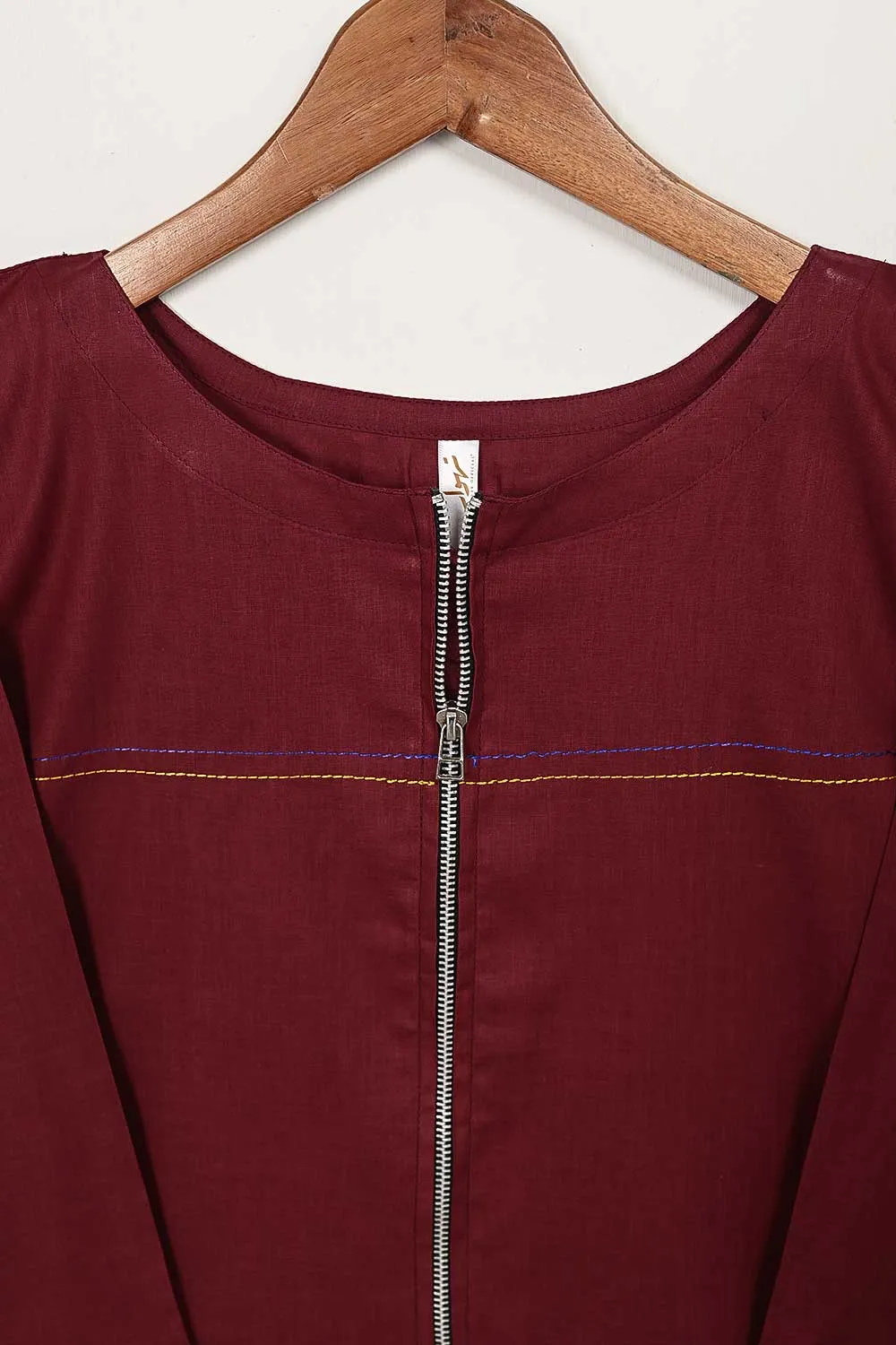 STP-139A-Maroon - 2PC COTTON STITCHED