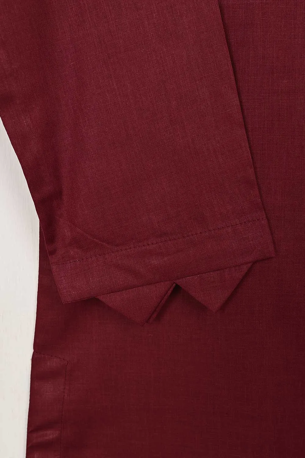 STP-139A-Maroon - 2PC COTTON STITCHED