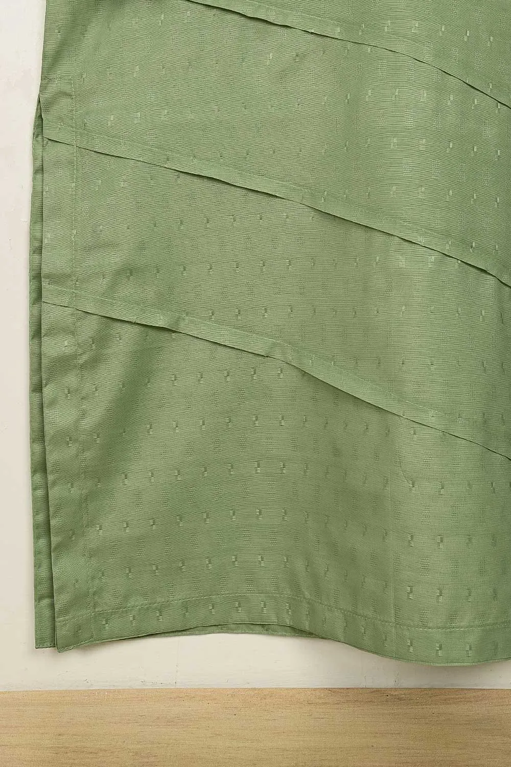STP-164A-Pista - 2Pc Pc Jacquard Paper Cotton Dress With Pc Jacquard Paper Cotton Trouser