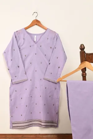 STP-185A-Purple - 2PC EMBROIDERED COTTON