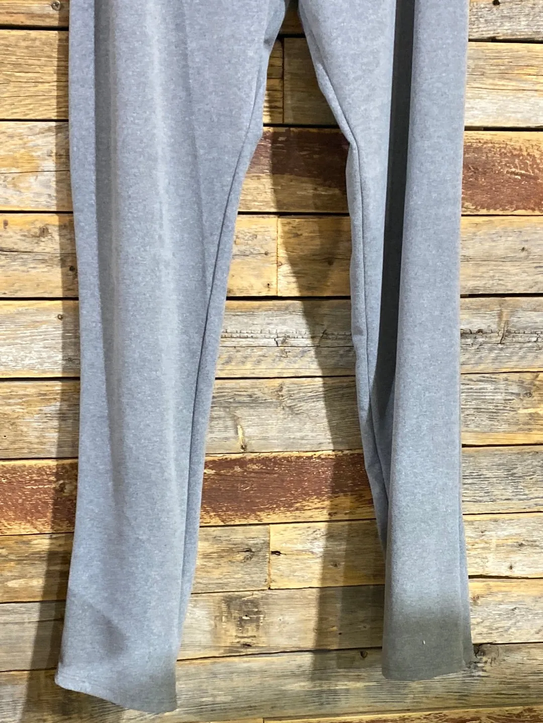Straight Leg Fleece Pant-Charcoal
