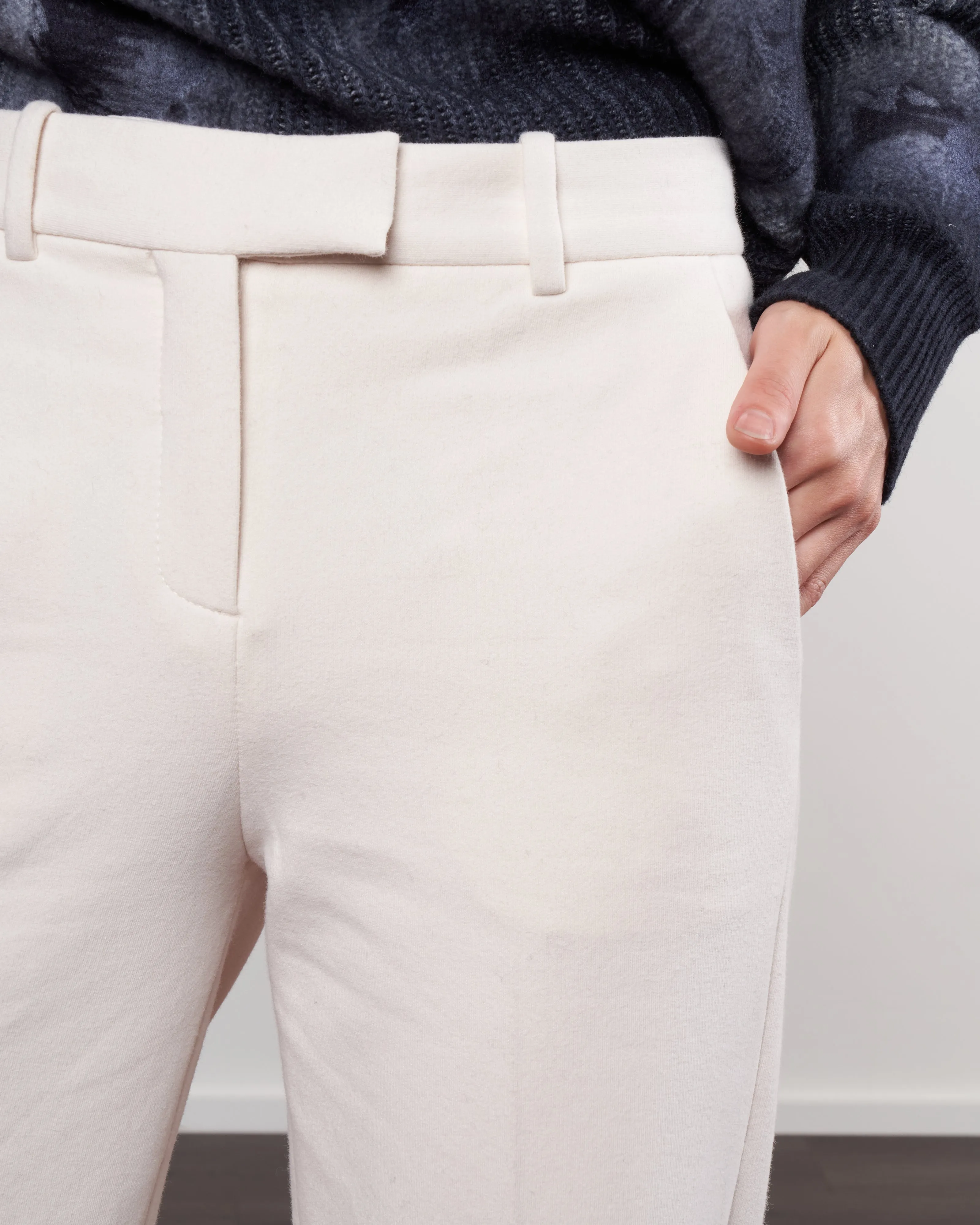 straight pant - off white