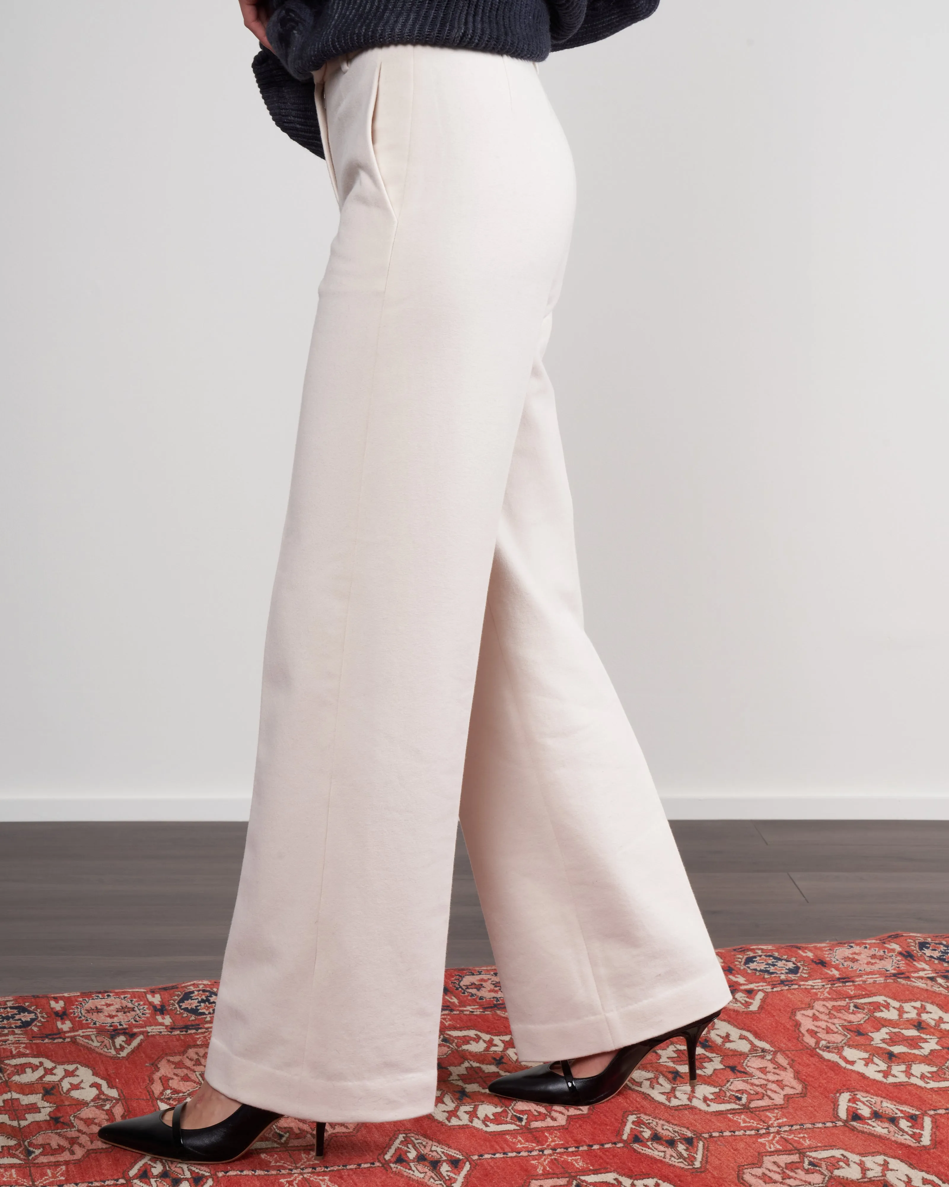 straight pant - off white
