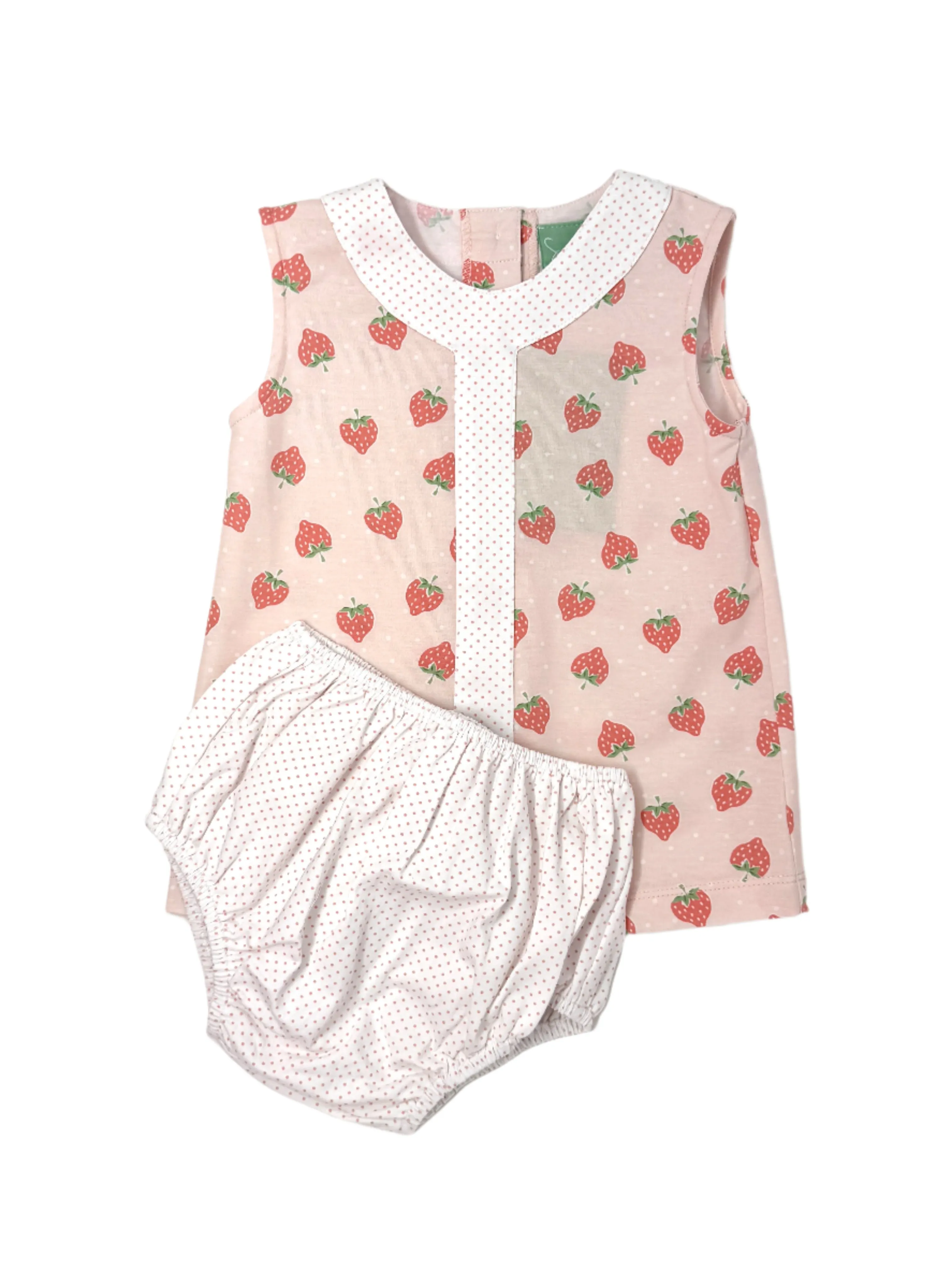Strawberry A-Line Bloomer Set