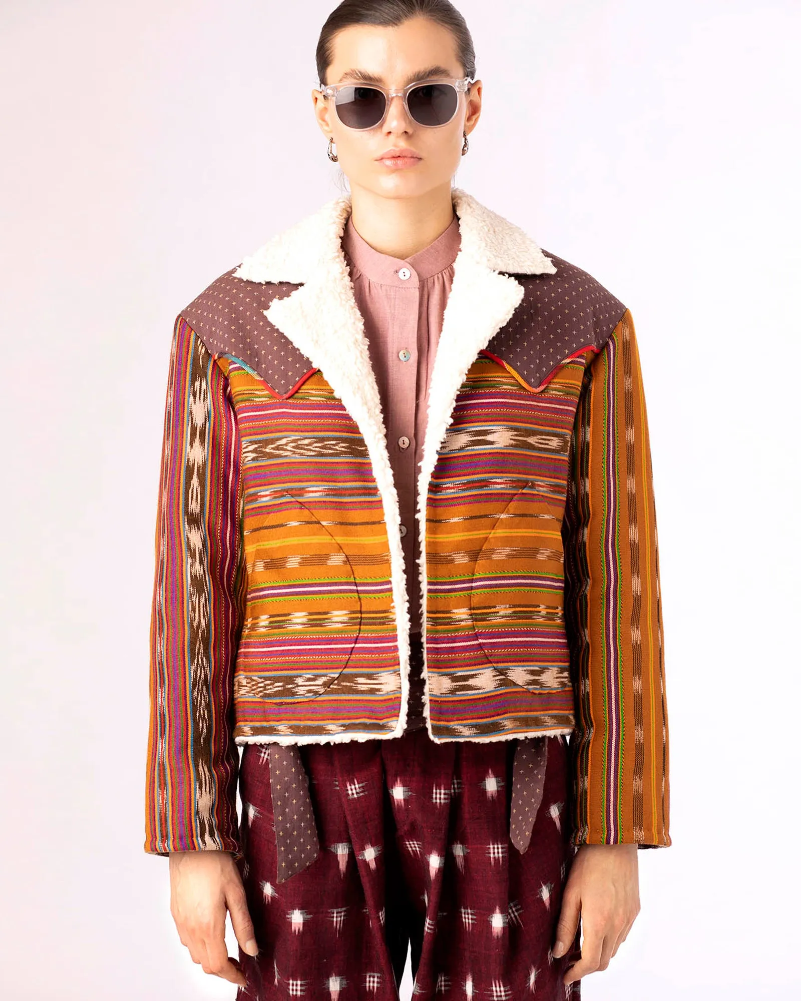 Sundowner Ochre Ikat Jacket