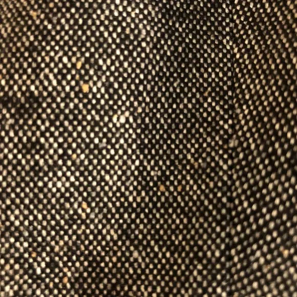 Talbots Black and White Wool and Silk Blend Tweed Blazer