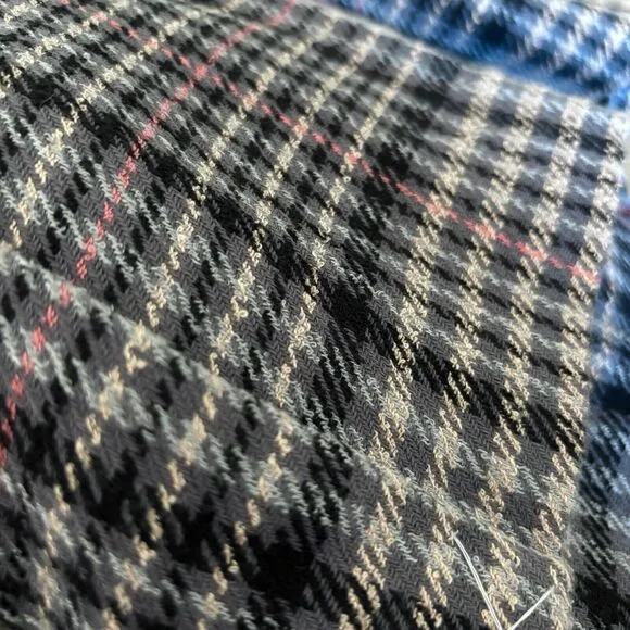 Talbots Bradwell Tweed Houndstooth Blazer Size 4 Double Breasted Academia