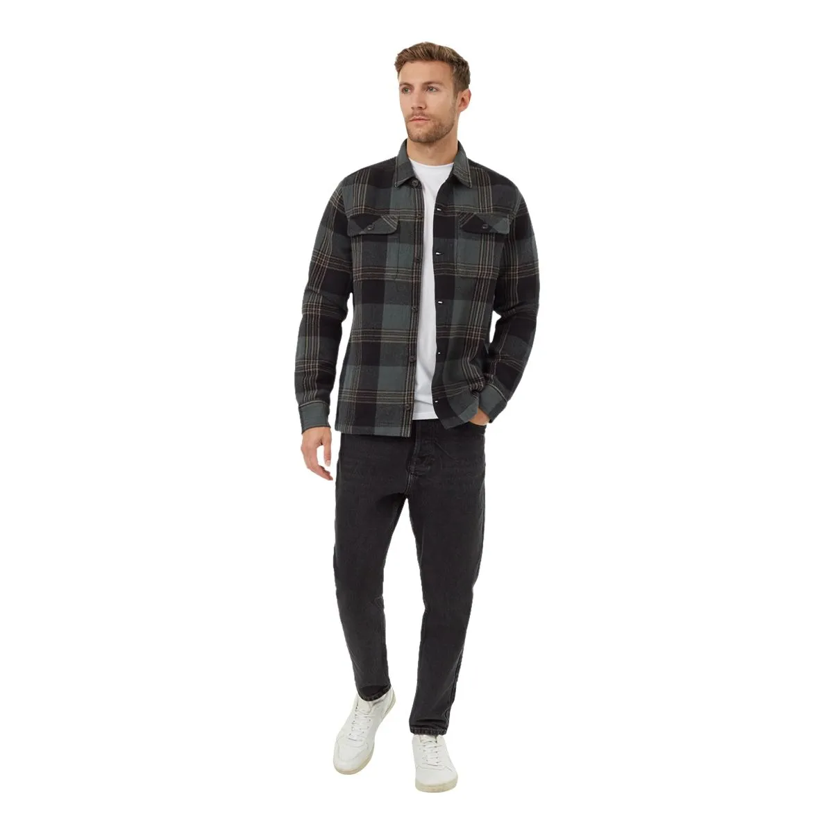 Tentree Mens Heavy Weight Flannel Shirt