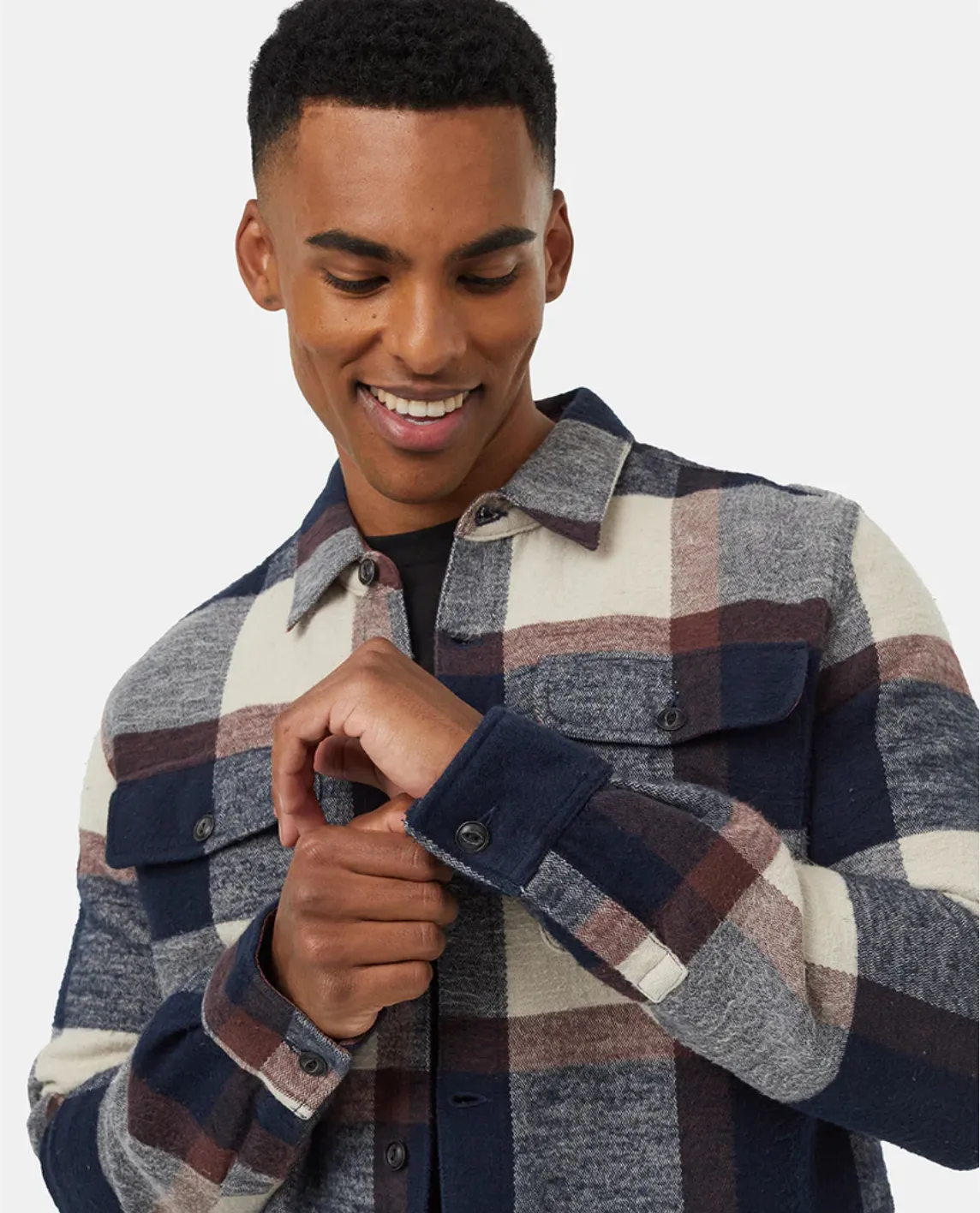 Tentree Mens Heavy Weight Flannel Shirt
