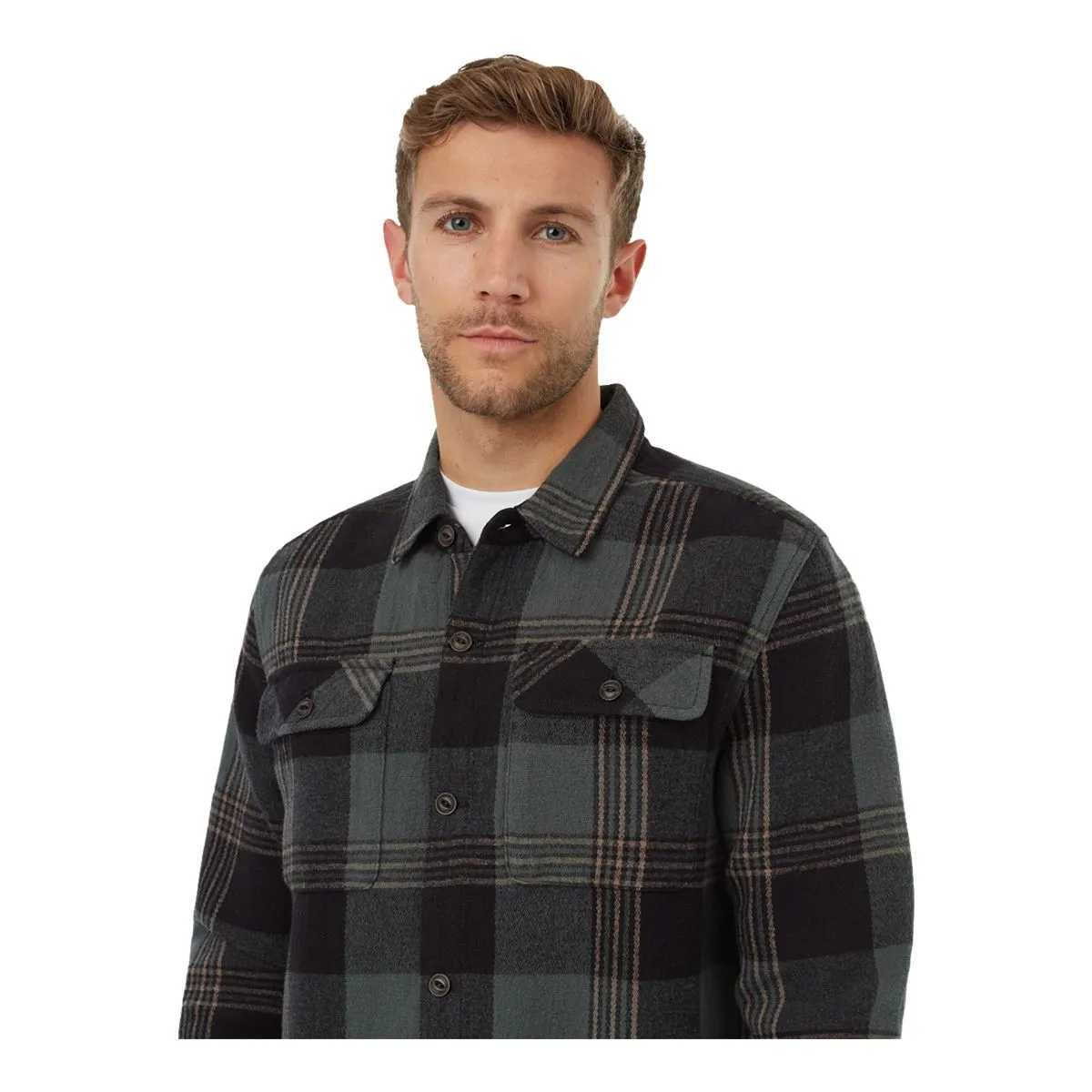 Tentree Mens Heavy Weight Flannel Shirt