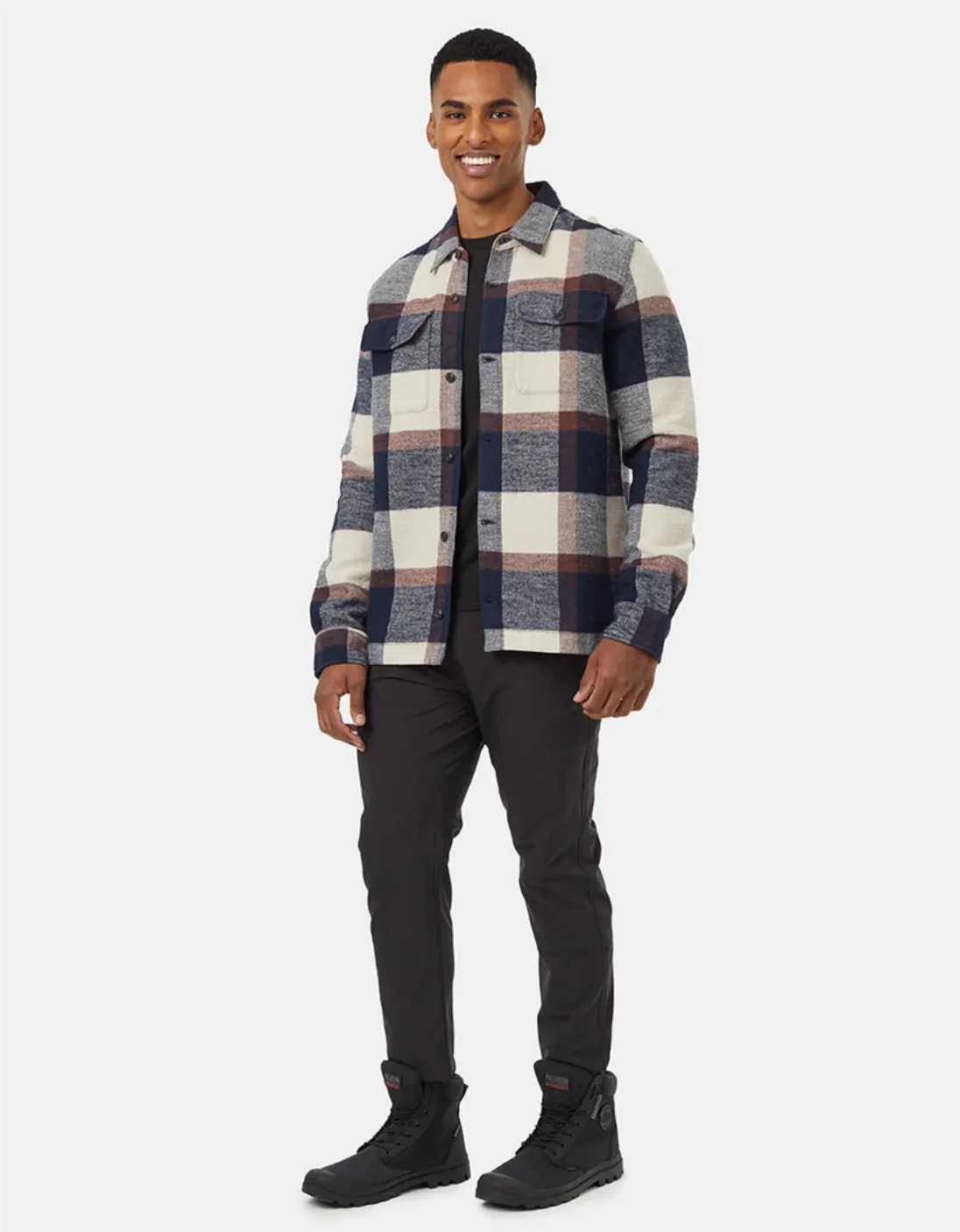 Tentree Mens Heavy Weight Flannel Shirt