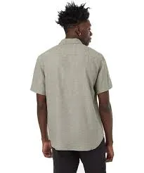 Tentree Mens Hemp Button Front Shortsleeve Shirt