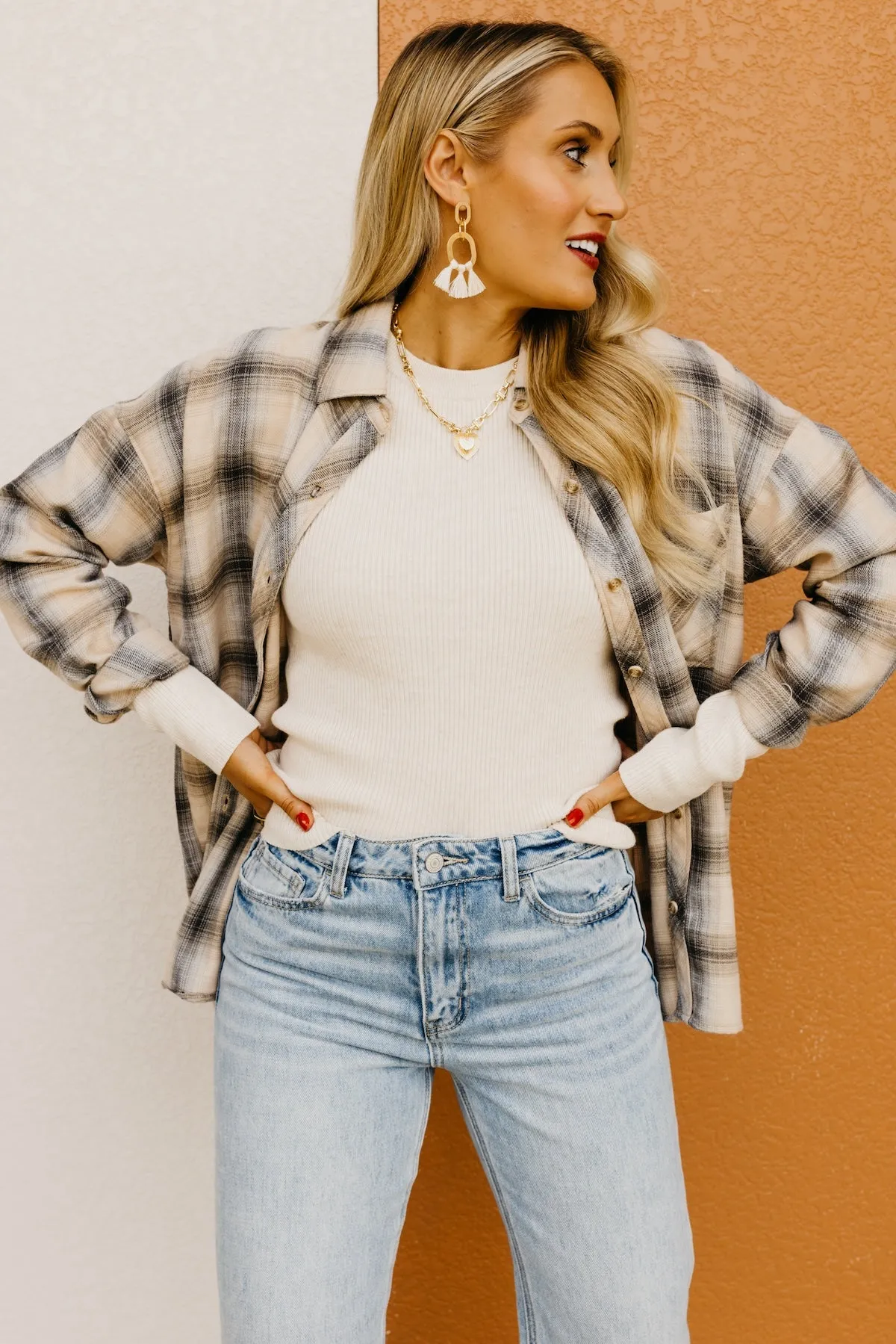 The Amelie Plaid Flannel Shirt