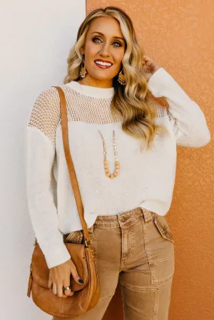 The Camila Pointelle Sweater