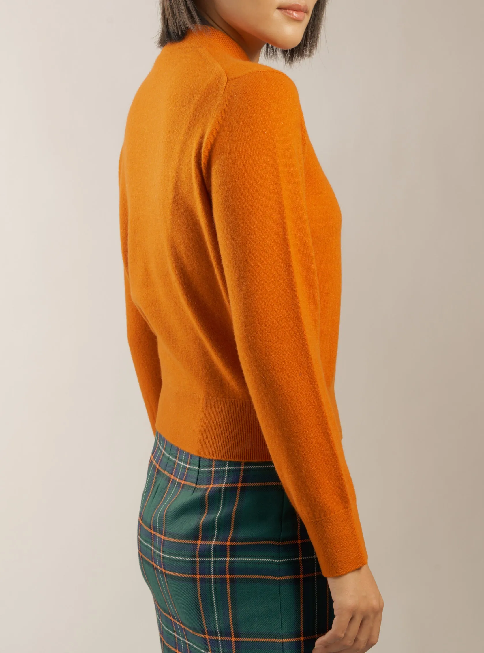 The 'Delilo' Mockneck in Persimmon