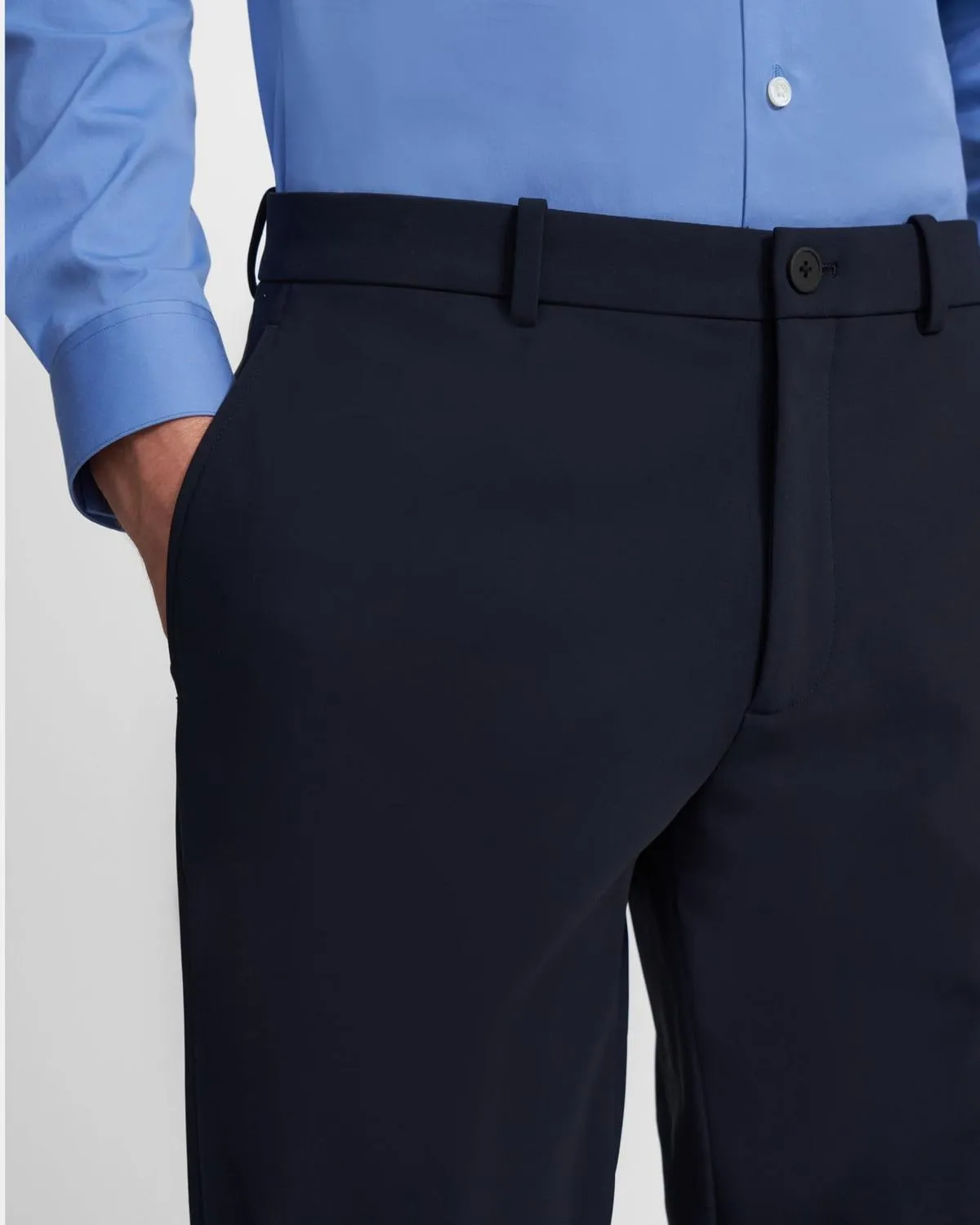 Theory Zaine Pant in Precision Ponte - Baltic