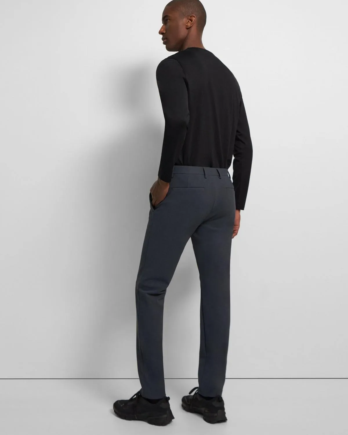 Theory Zaine Pant in Precision Ponte - Basalt
