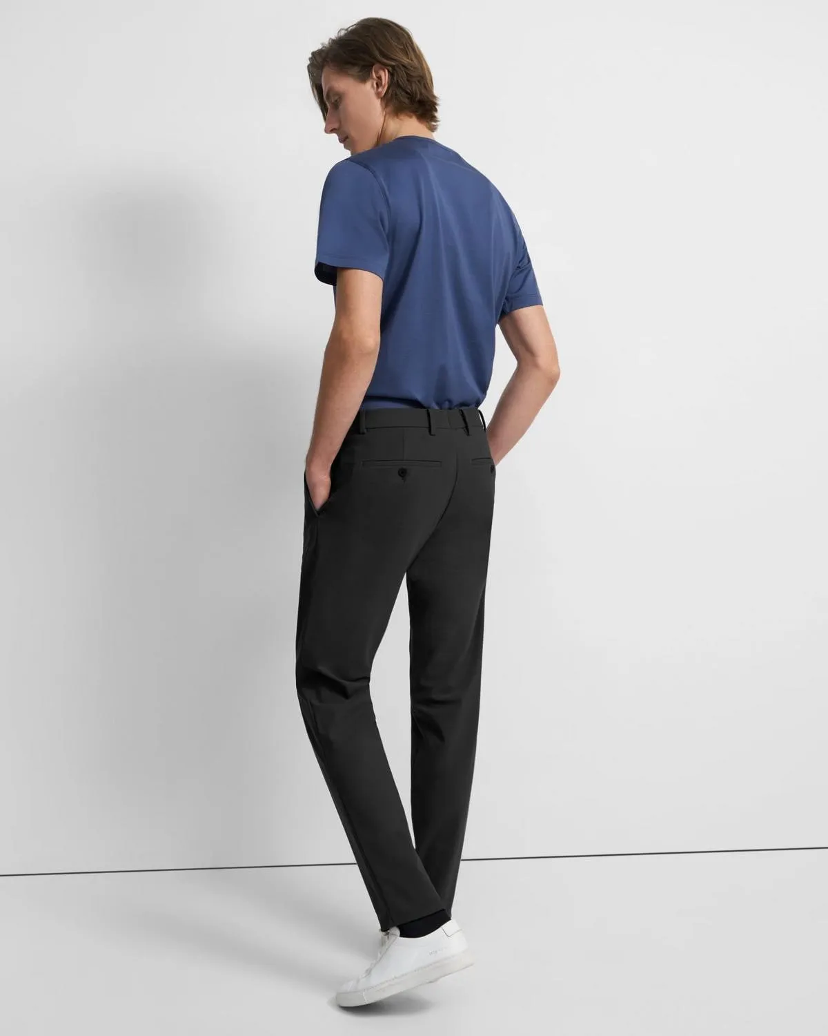Theory Zaine Pant in Precision Ponte - Black