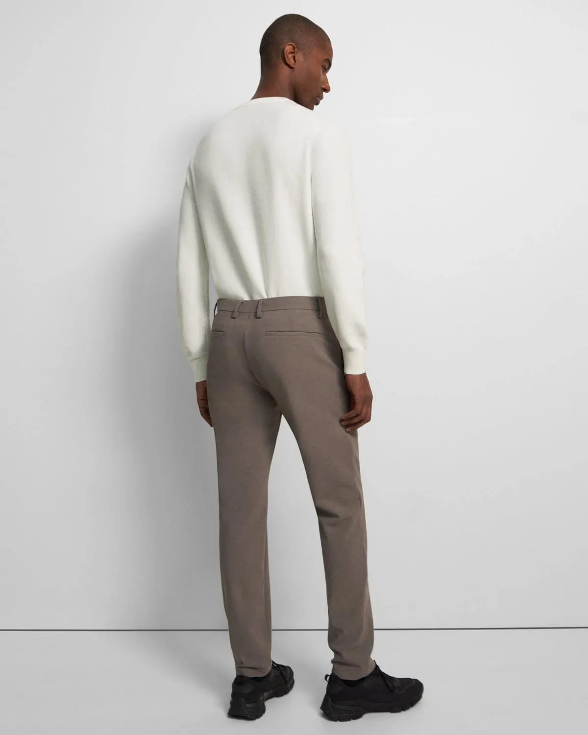 Theory Zaine Pant in Precision Ponte - Sidewalk