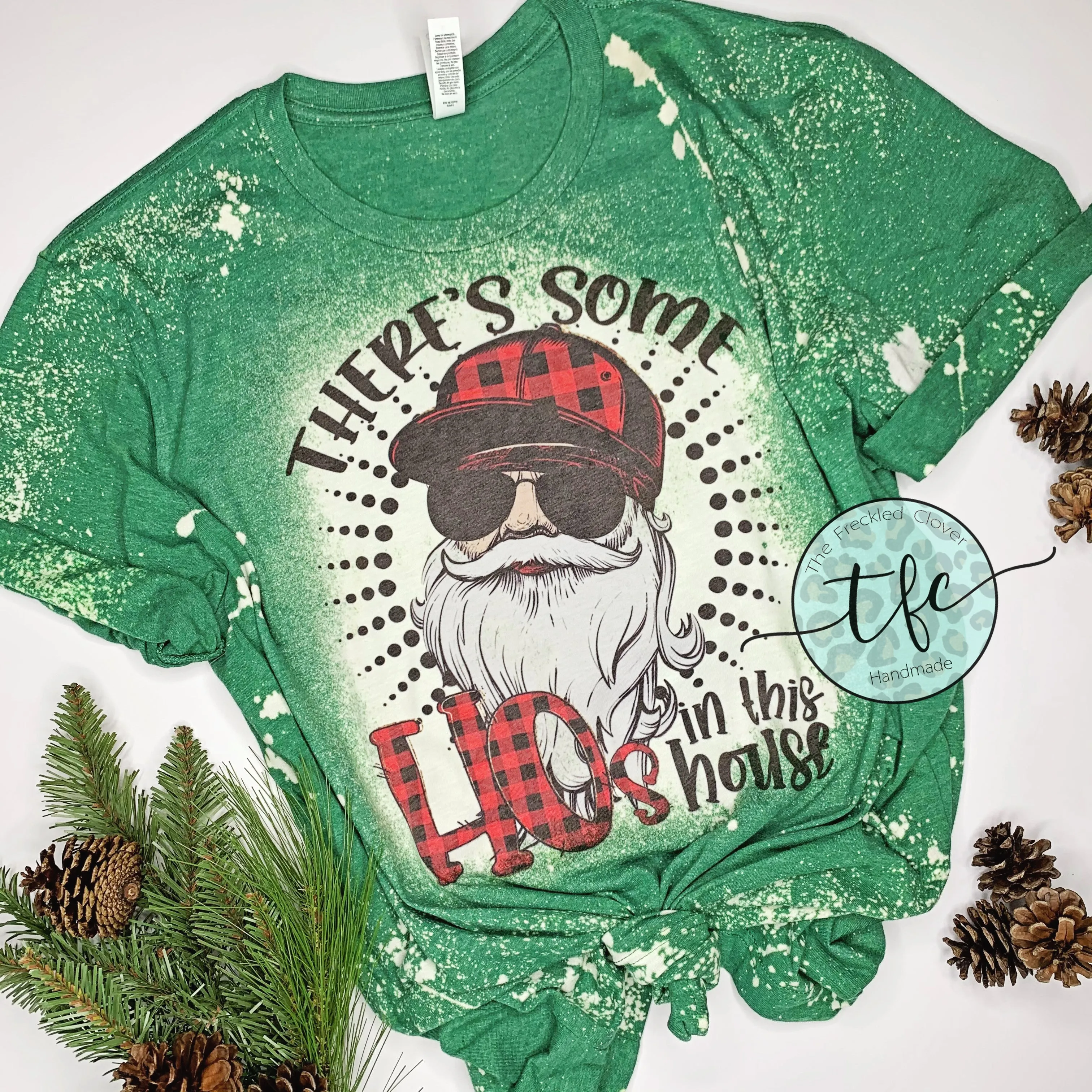 {There's Some HOs In This House} distressed tee